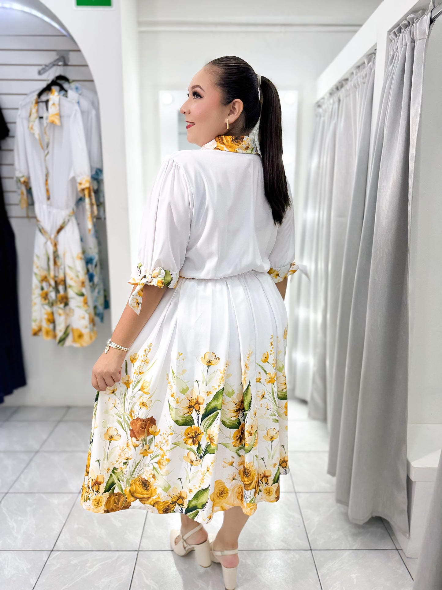 Vestido Bianca Amarilla