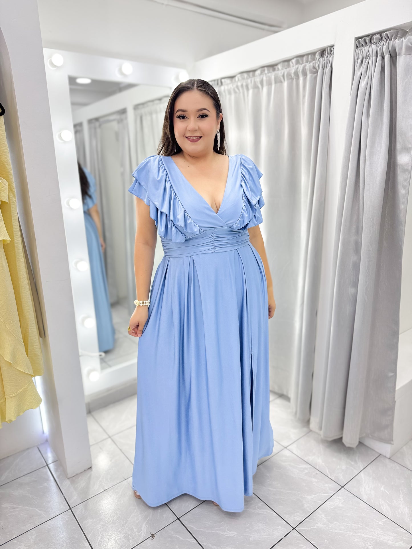 Vestido Dulce Celeste